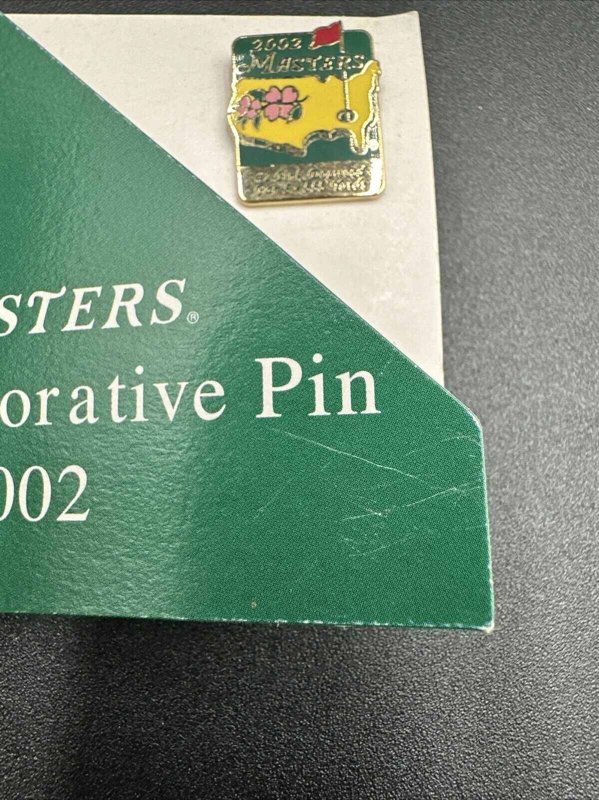 2002 MASTERS Commemorative PIN from AUGUSTA NATIONAL