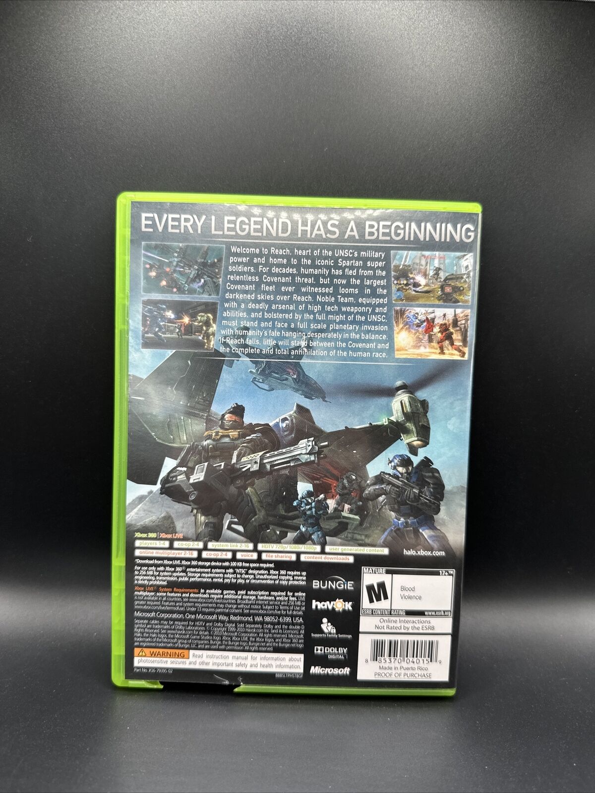 Halo: Reach (Xbox 360, 2010)