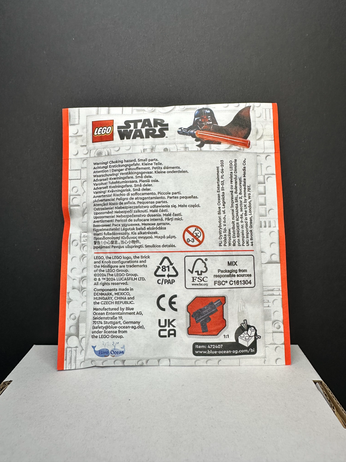 Lego Star Wars Sabine Wren Minifigure Paper Bag 472407 Brand New Sealed