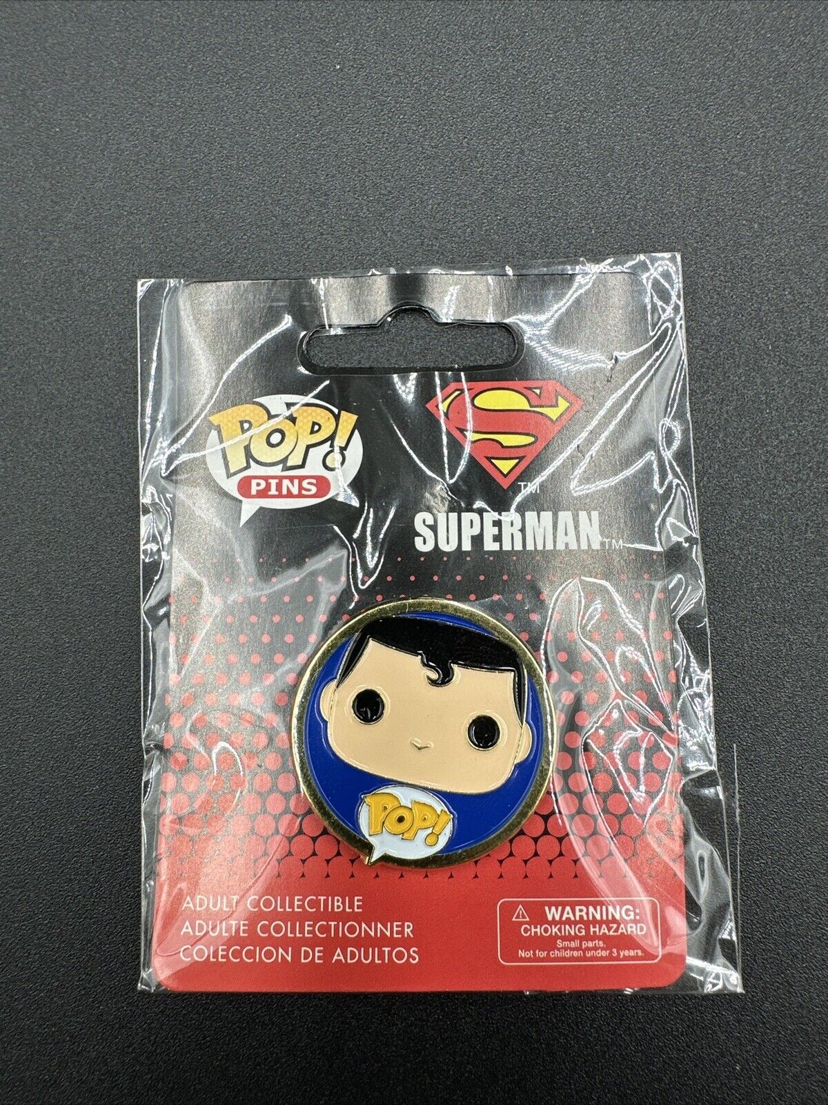 Funko Pop Pins DC Comics Superman Pin-New