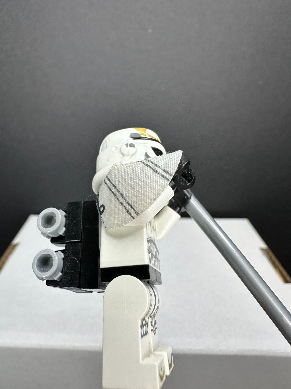 LEGO Star Wars Imperial Sandtrooper Minifigure White Pauldron sw0383 W/ Backpack