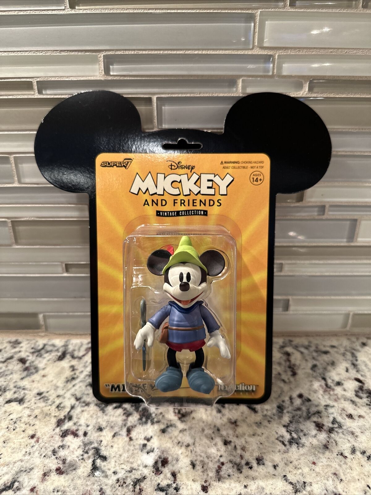 Disney Mickey And Friends Tailor Mickey  Super7 ReAction Figure New