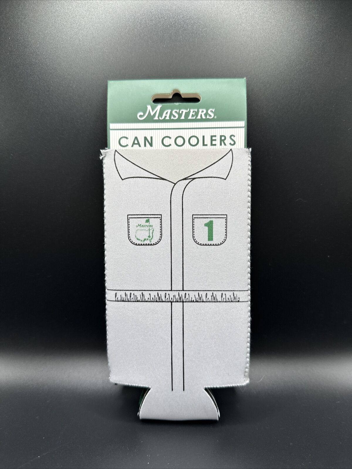 2024 Masters Can Coolers Set of 2  Caddy  and Logo Koozie Augusta National