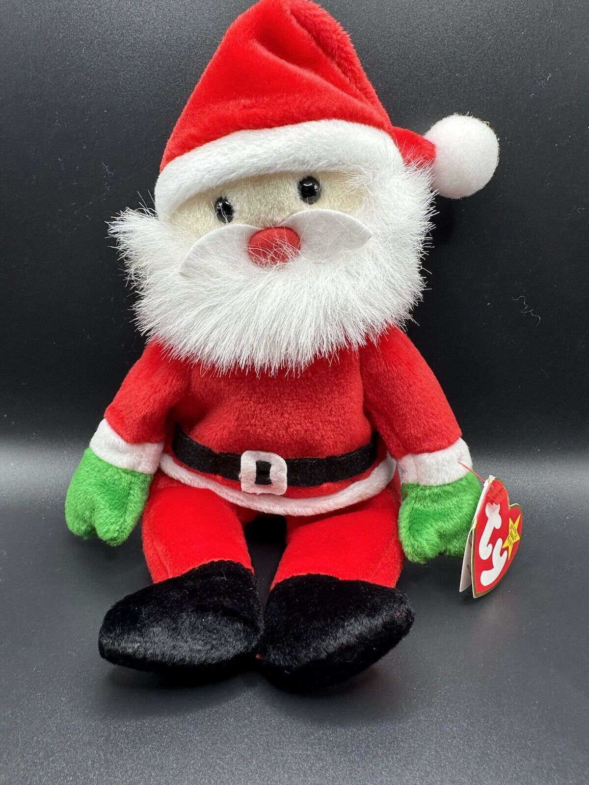 Ty Beanie Baby Santa 1998 Plush Toy