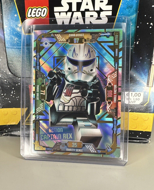 RARE Lego Star Wars Series 1 Captain Rex LE 10 Trading Card