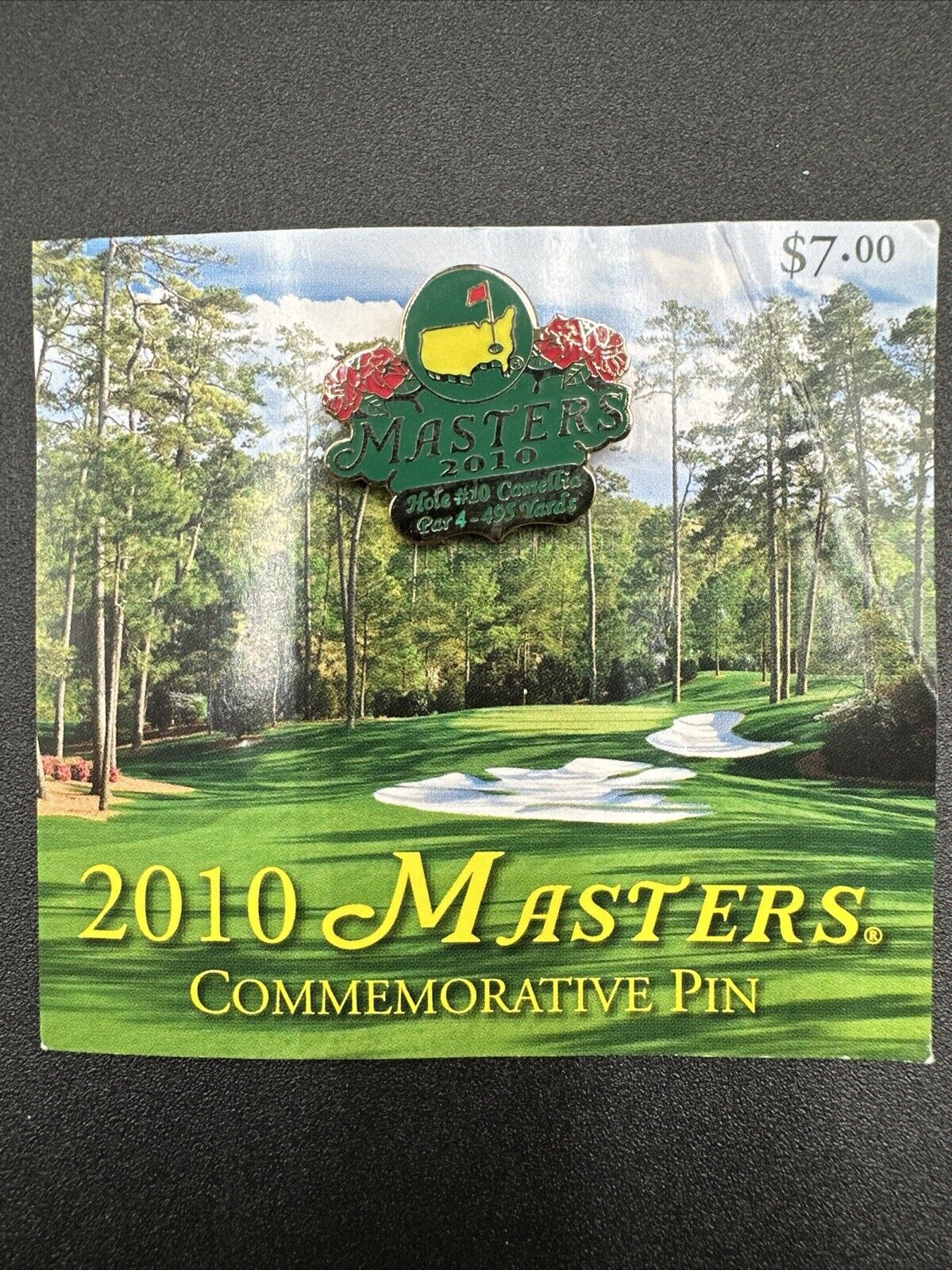 2010 Masters Golf Unsealed Commemorative Pin - Phil Mickelson Winner