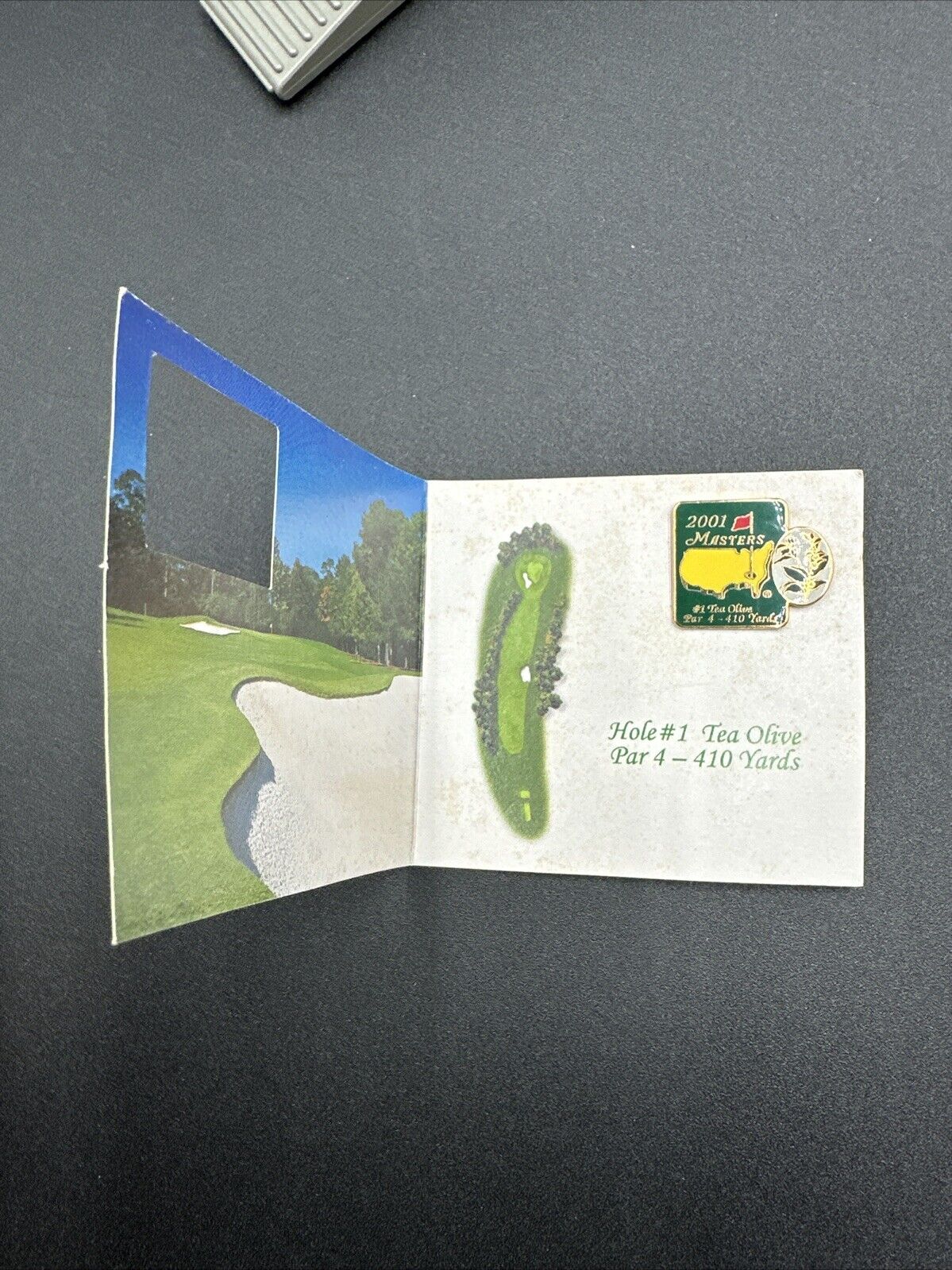 2001 MASTERS Commemorative PIN from AUGUSTA NATIONAL