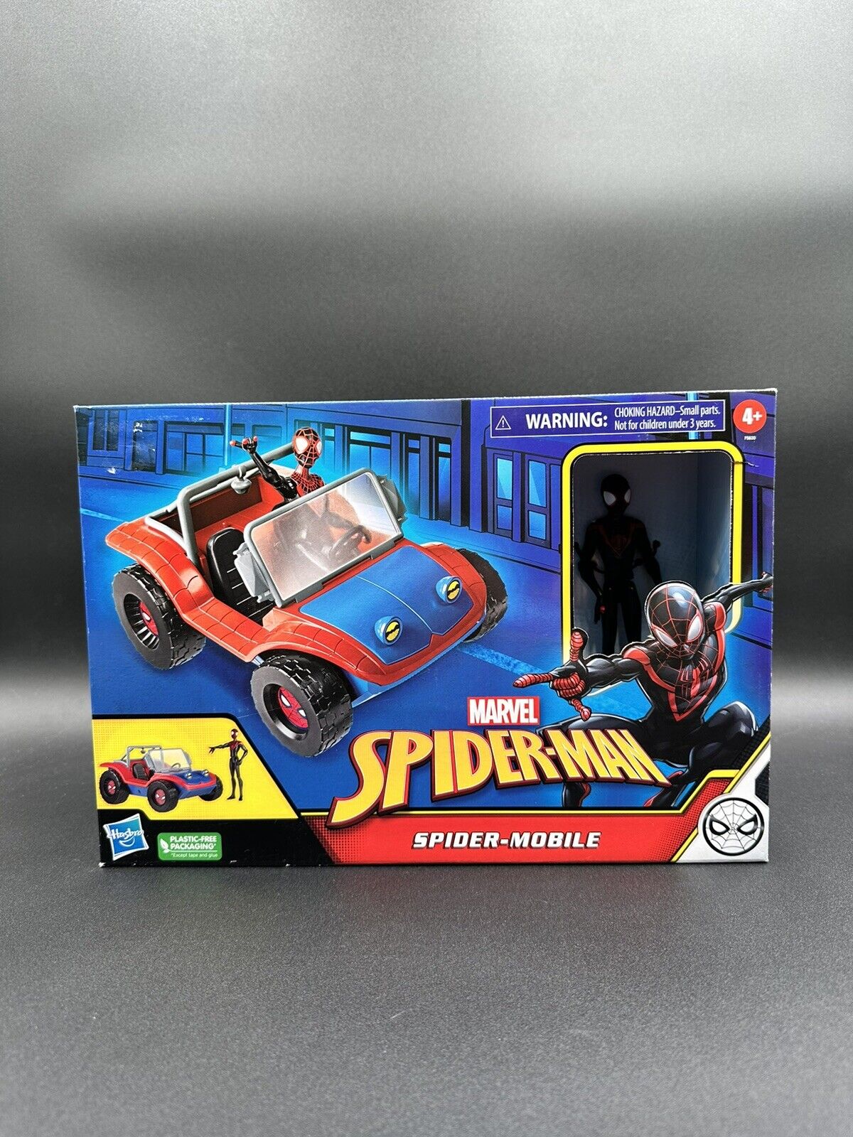 Marvel Spider-Man Spider-Mobile 6" Vehicle Miles Morales Action Figure BRAND NEW