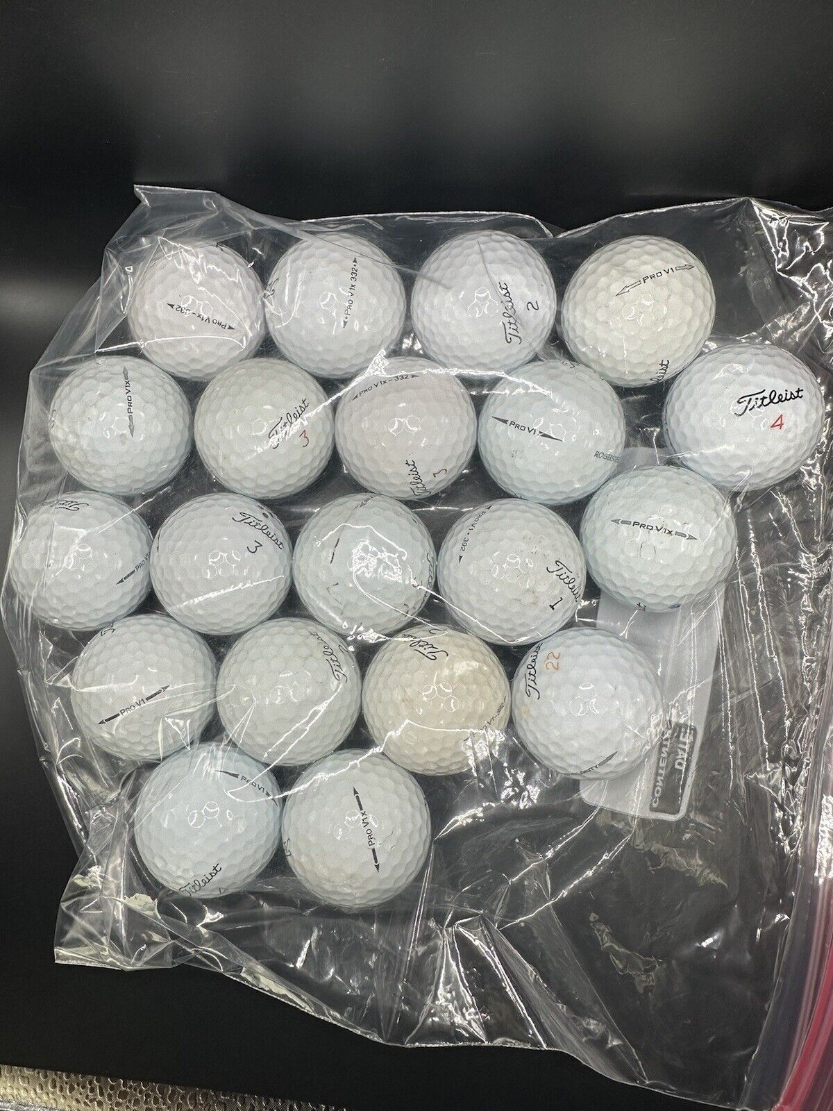 Titleist golf balls used - Various Models - Includes Pro V1 And Others