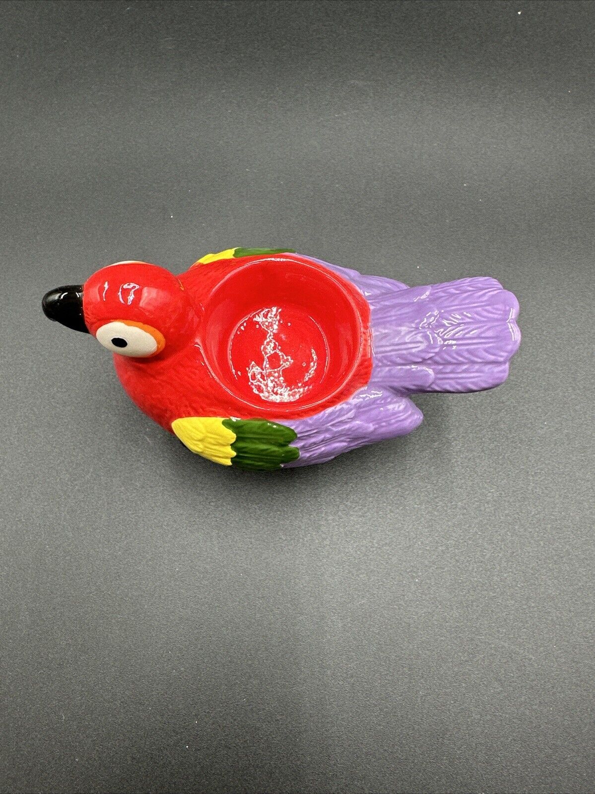 Ceramic Candle Macaw Candle Holder