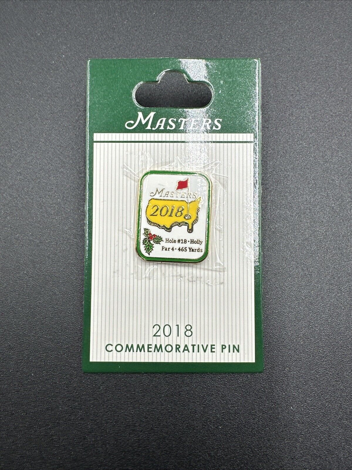 Masters Golf Tournament 2018 Commemorative Pin, Augusta National Golf Club