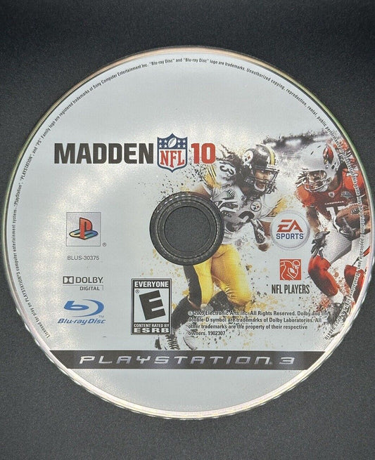 Madden NFL 10 (Sony PlayStation 3/PS3, 2009) Loose Disc