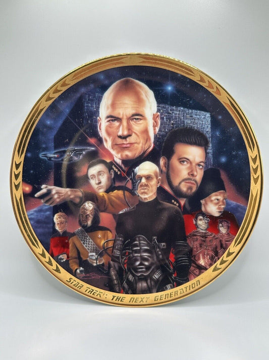 Star Trek: The Next Generation, the Best of Both Worlds, Hamilton Coll. Plate