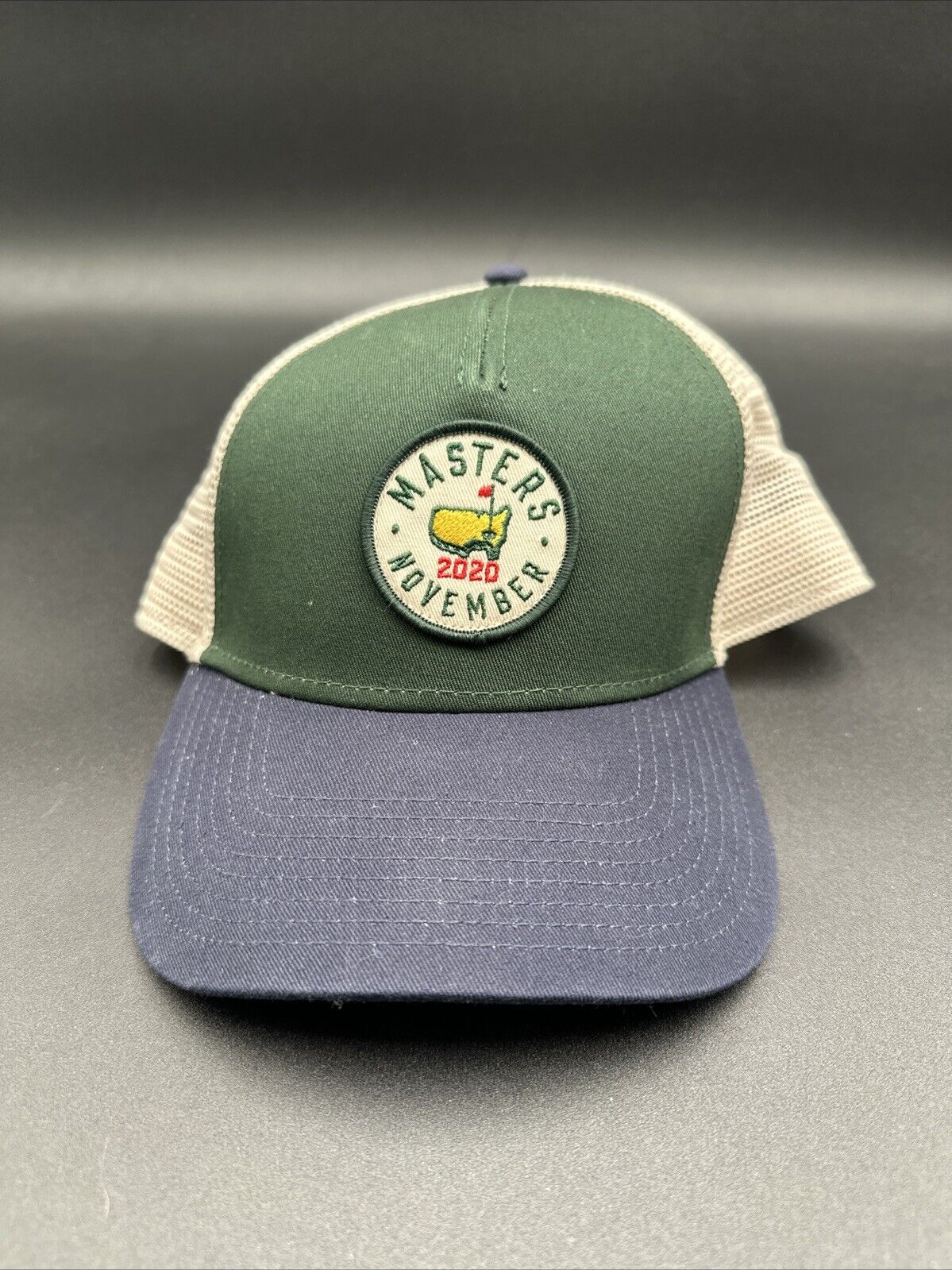 November 2020 Masters Tournament Green Trucker Hat Augusta National Golf 