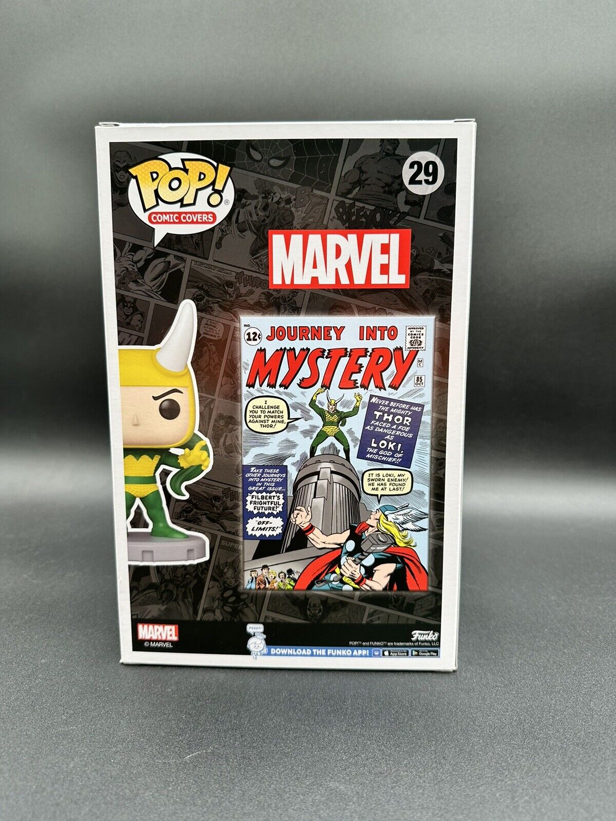 Funko Pop! Comic Book Cover with Case: Marvel - Loki - Walmart (Exclusive) #29