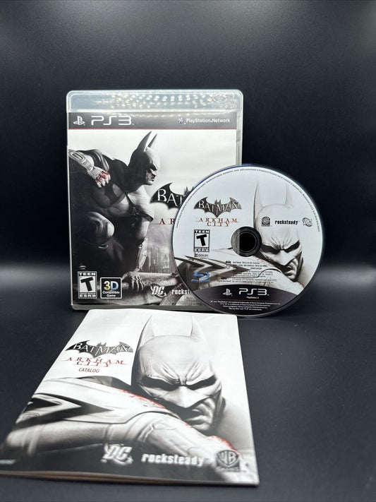 Batman Arkham City PS3 PlayStation 3 Game Complete With Manual