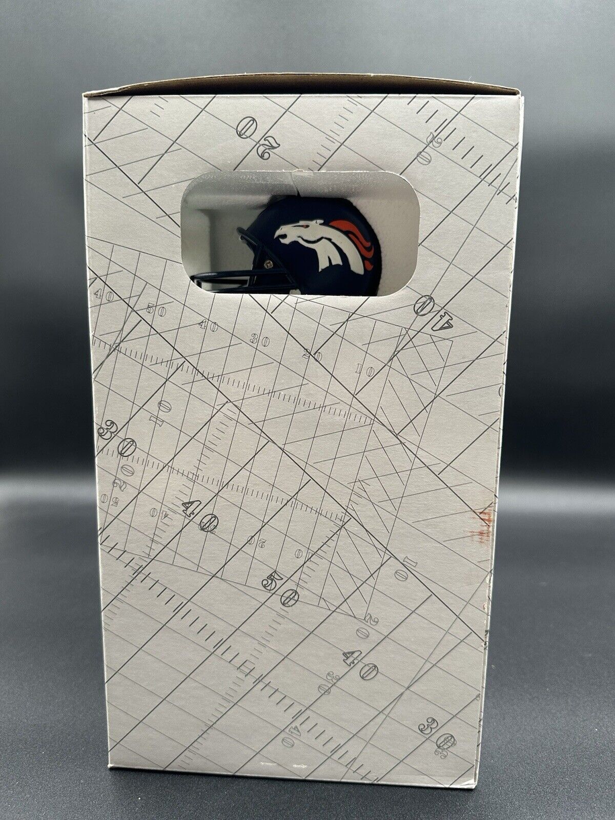 NFL, New In Box - Denver Broncos Wind Chimes by Yardline - Football Helmet Top