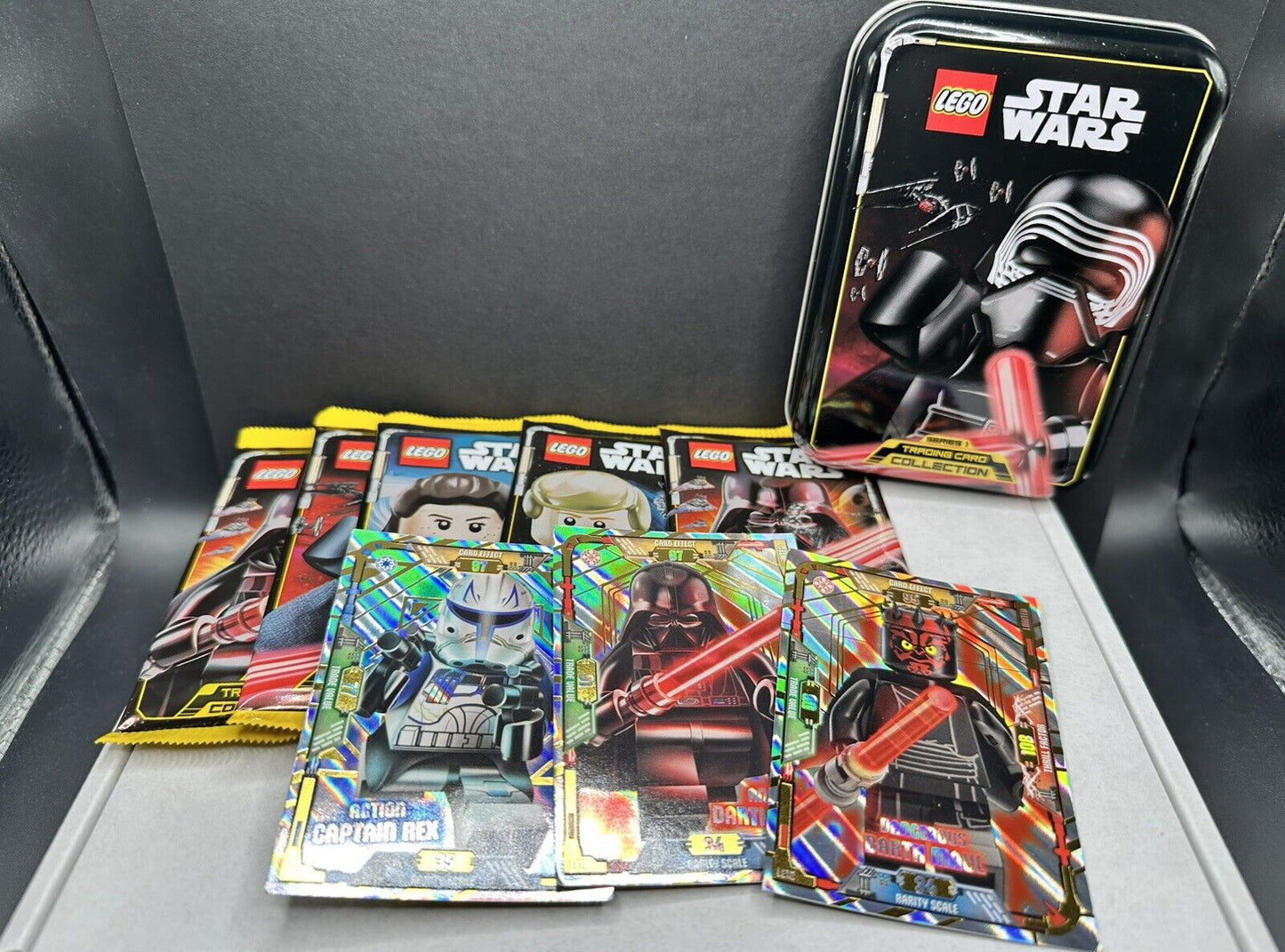 1x LEGO Star Wars Trading Cards Series 1 KYLO  REN Mini Tin LE Edition SEALED