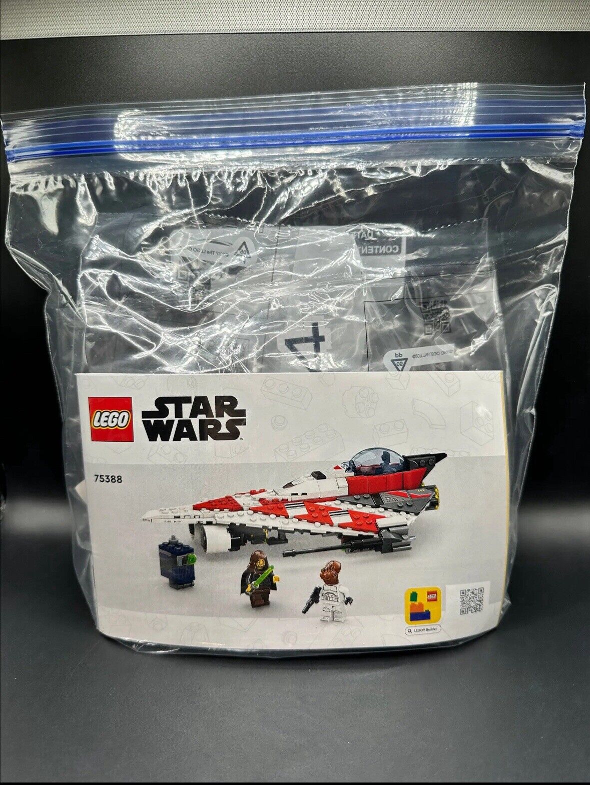 Lego Star Wars Jedi Bobs Starfighter (75388) No Minifigures or sticker Sheet